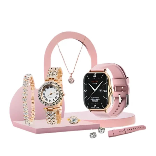 A58 Plus 6 in 1 Smartwatch for Women – Best Quality Smart Watch for Girls – Perfect Gift – Random Color