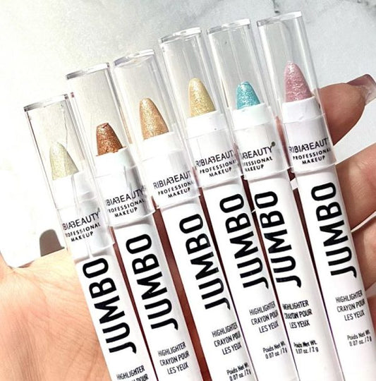 1 Pc Jumbo Multipurpose Crayon – Creamy Highlighter & Eyeshadow Stick – Long-Lasting, Blendable Makeup Crayon
