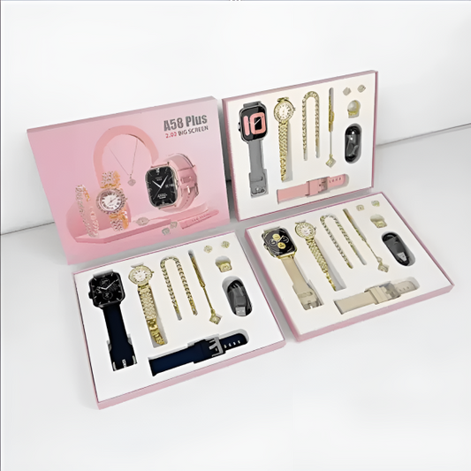 A58 Plus 6 in 1 Smartwatch for Women – Best Quality Smart Watch for Girls – Perfect Gift – Random Color